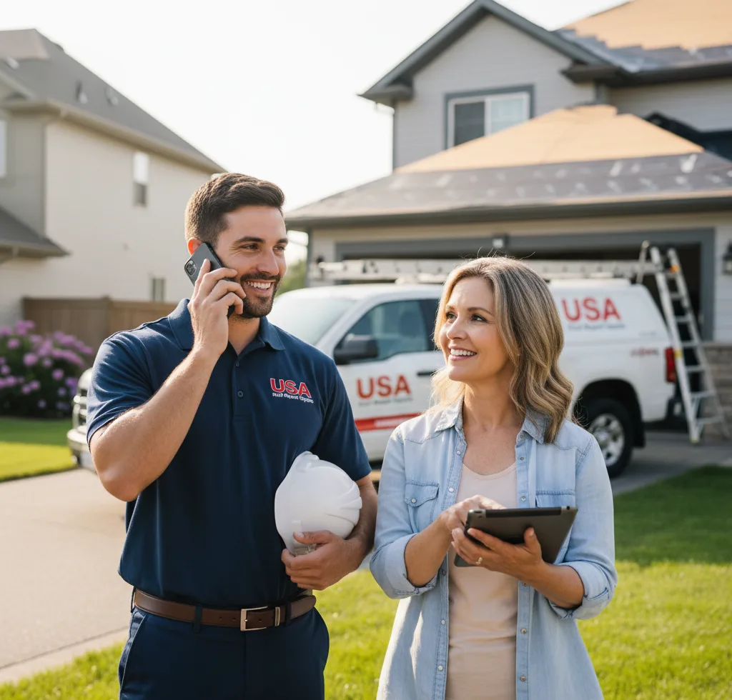 USA Roof Repair Experts customer support in Edison
